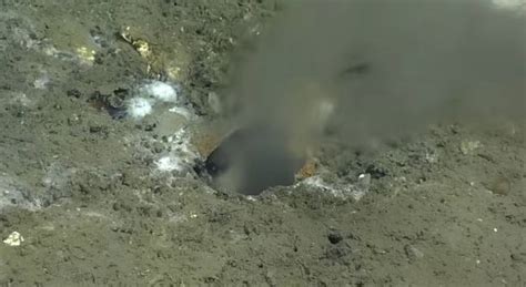 Unnerving footage shows leak in Pacific ocean floor that could。